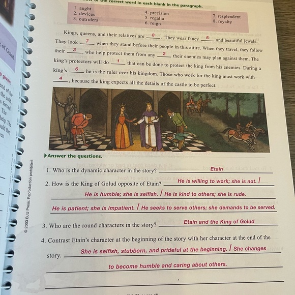 Reading 6 As full as the World BJU Press Homeschool curriculum! - Picture 6 of 10